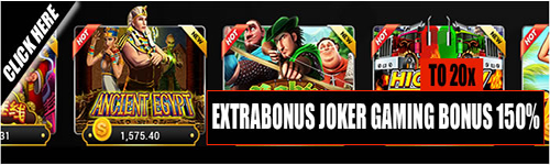Extra Bonus New Member Slot Online Uang Asli 150% Joker Gaming